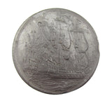 1667 Charles II Peace With Holland 45mm White Metal Medal - EF