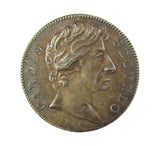 1667 Charles II State Of Britain 28mm Silver Medal - By Roettiers