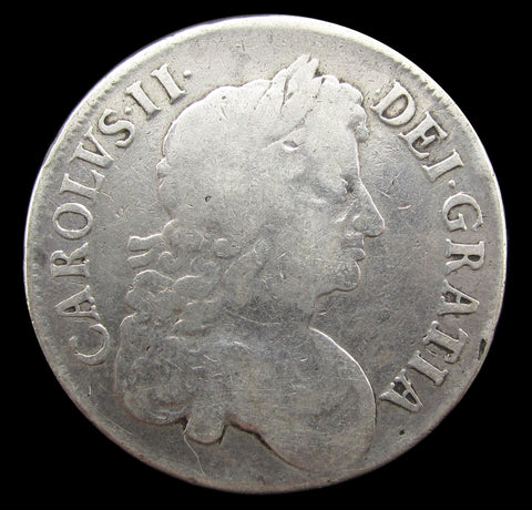 Charles II 1673 Crown - VG
