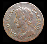 Charles II 1674 Farthing - O For C In CAROLVS