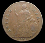 Charles II 1675 Halfpenny - GF