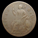 Charles II 1675 Halfpenny - Fine