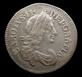 Charles II 1678 Threepence - VF