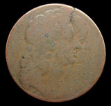 1684 Drury Lane Theatre Copper Halfpenny Token - By Roettiers