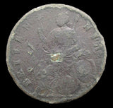 James II 1686 Tin Halfpenny - Fine