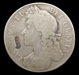 James II 1687 Halfcrown - Countermarked 'MSA'