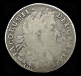 Scotland James II 1687 10 Shillings - Fine