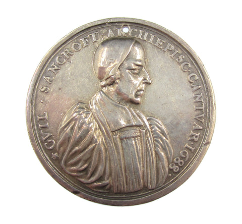 1688 Archbishop Sancroft & The 7 Bishops Struck Silver Medal