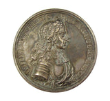 1688 William III Landing At Torbay 50mm Silver Medal - By Bower