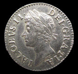 James II 1688/7 Twopence - NEF