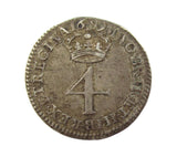 William & Mary 1689 Maundy Fourpence - NEF