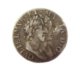 William & Mary 1689 Maundy Threepence - NVF