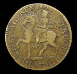 Ireland James II 1690 Gunmoney Crown - VF