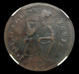 Ireland James II 1691 Limerick Halfpenny - NGC VF