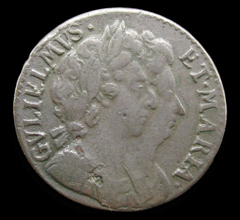 William & Mary 1694 Farthing - GF
