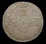 William III 1696 Sixpence - EF