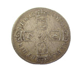 William III 1696 Sixpence - Good Fine