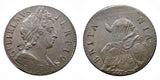 William III 1697 Halfpenny - NGC MS63