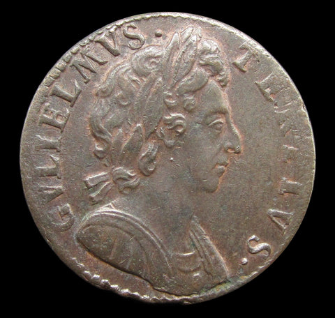 William III 1698 Farthing - GVF