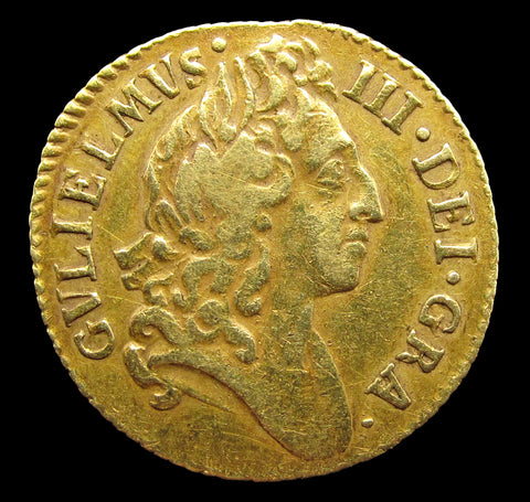 William III 1698 Half Guinea - VF