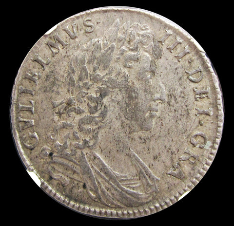 William III 1698 Halfcrown - NGC MS61