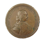 Russia 1700 Peter The Great Treaty Of Karlowitz 48mm Medal