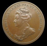 1702 Expedition To Vigo Bay 37mm Bronze Medal - By Croker