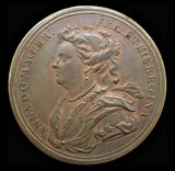 1703 Duke Of Marlborough Cities Captured Medal - By Croker