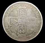 Anne 1703 Halfcrown - Plain Below Bust - Fine