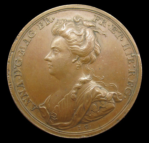1704 Battle Of Blenheim 34mm Bronze Medal - By Croker