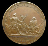 1704 Battle Of Blenheim 34mm Bronze Medal - By Croker