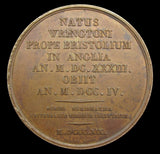France 1819 John Locke Philosopher 41mm Medal - By Caunois