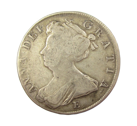 Anne 1707 E Halfcrown - Fine