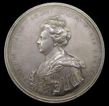1707 Queen Anne Union Of Scotland & England 69mm Silver Medal - By Croker
