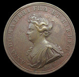 1708 Attempted Invasion Of Scotland 40mm Medal - By Croker