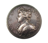 1710 Anne Battle Of Almenara 48mm Silver Medal - By Croker