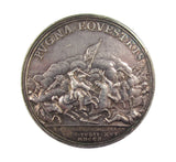 1710 Anne Battle Of Almenara 48mm Silver Medal - By Croker