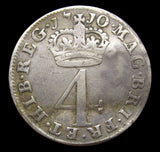 Anne 1710 Maundy Fourpence - Fine