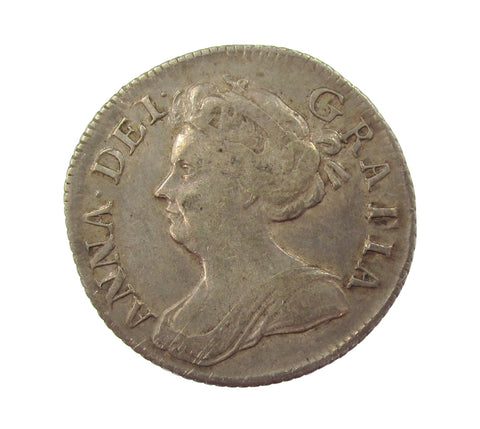 Anne 1711 Sixpence - AVF
