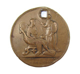 1714 George I Coronation 34mm Copper Medal - By Croker