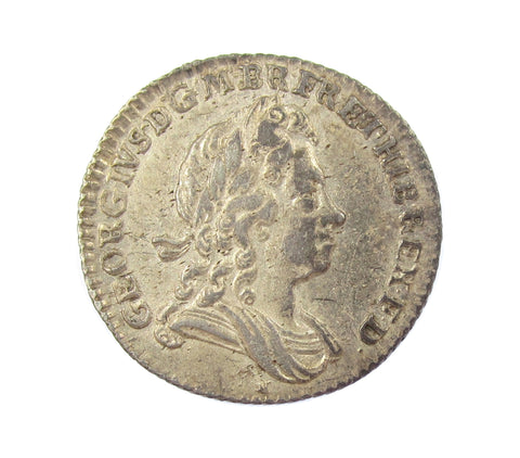 George I 1723 SSC Sixpence - NVF