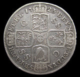 George I 1723 Halfcrown - Good Fine