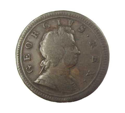 George I 1723 Halfpenny - Fine