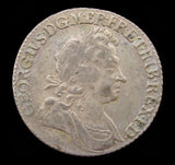 George I 1723 Shilling - Roses & Plumes - VF