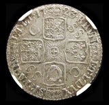 George I 1723 Shilling - SSC - NGC MS64