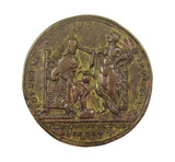 1727 Coronation Of George II Imitation Bronze Medal
