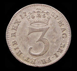 George I 1727 Maundy Threepence - VF