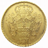 Brazil João V 1730-M 12,800 Reis - GVF