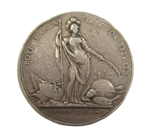 1736 Jernegan's Lottery 39mm Silver Medal