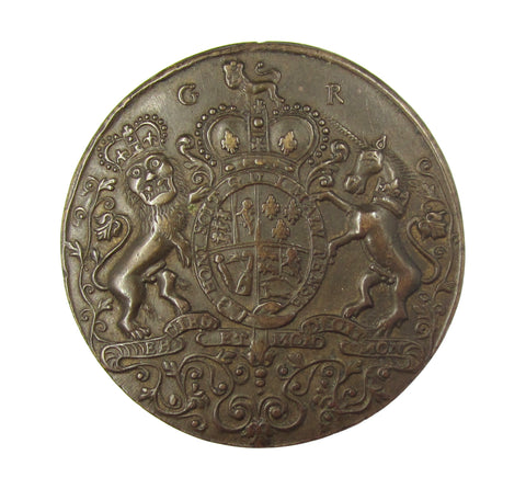 1739 Admiral Vernon 39mm Coat Of Arms Medal - NEF